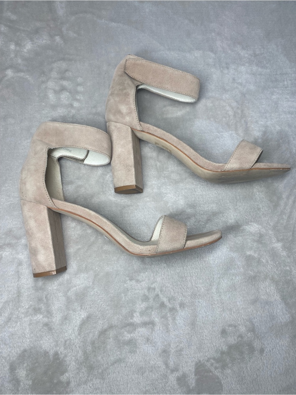 Jeffrey Campbell Lindsay Suede Heels Ankle strap